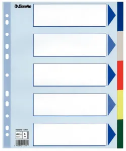Esselte maxi A4 clean Schreibtischunterlagen Mix Farben 5k (15266)