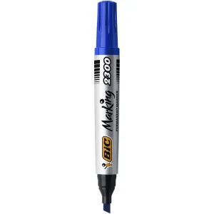 Bic Marking 2300 Permanentmarker, blau 3,7-5,5 mm mit abgeschnittener Spitze (8209253)