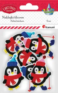 Sticker (Aufkleber) Titanum Craft-Fun Serie Filz Pinguin (4824)