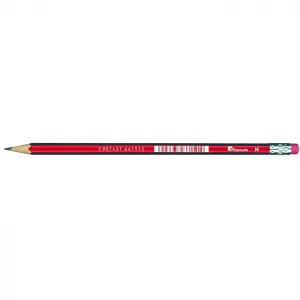 Titanum H technischer Bleistift mit Radiergummi 12 Stück.