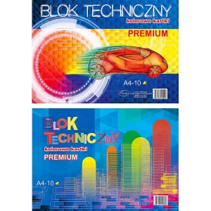 Protos A4 Farbe technischer Block 10k