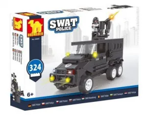 Plastikbausteine Dromader Polizeiwagen (130-23606)