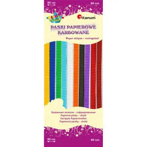 Titanum Craft-Fun Series Papier Dekoration karminrot gestreift (N017)