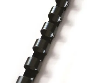 Plastikbinderücken 16 mm schwarz (405162)
