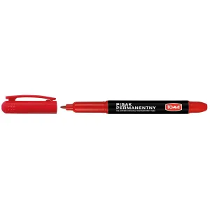 Toma schwarzer Permanentmarker, schwarze 1,2 mm Rundspitze (TO-324)