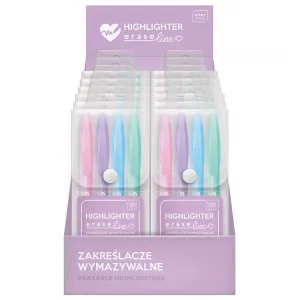 Radierbare Textmarker 4 Farben NEON