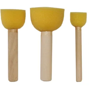 Titanum Craft-Fun Series Farbschwammpinsel 3er-Set. (hsm001)