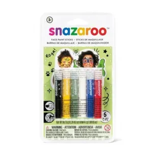 Snazaroo unisex Gesichtsmalstifte 6 Farben (1172035)