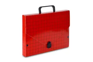 VauPe A4-Breitrücken-Klappmappe Farbe: rot (300/01)