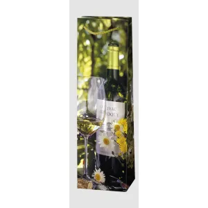 Pol-mak Geschenkbeutel für Flaschen 120mm x 400mm x 90mm (T12)