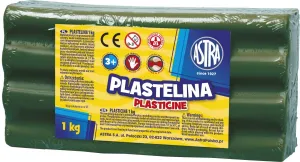 Astra Knetmasse 1 Farbe dunkelgrün 1000g (303111019)