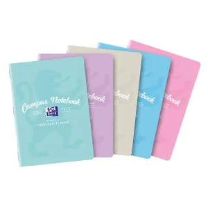 Oxford CAMPUS PASTEL Notizbuch A5 60k. 90g Linie 150mm x 210mm (400160140)