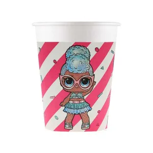 Godan LOL Glitterati Einwegbecher 8 Stk. 200ml (93469)