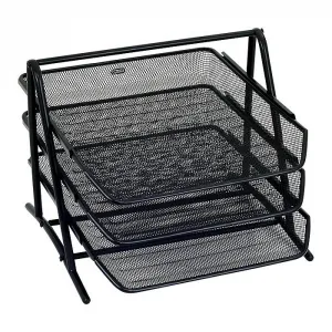 Grand Schubladencontainer schwarz 3 Schubladen 270 x 350 x 295mm (GR-069)
