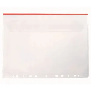 Folprim Mappe A5 Farbe: transparent mit Seitenklappe
