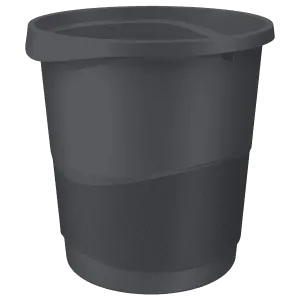 Esselte Vivida Europost Mülltonne Farbe: schwarz 14L (623952)