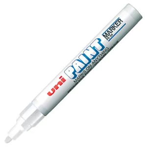 UNI PX-20 professioneller Ölmarker weiß