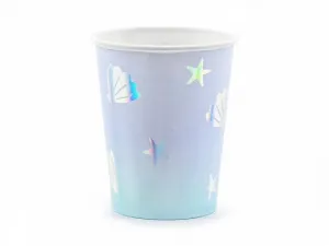 Partydeco Einwegbecher Narwhal, mix (1 Pack / 6 Stück) 220ml (KPP55-EU1)