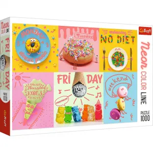 Puzzle Trefl Sweet Week Neon Color Line 1000 el. (10580)