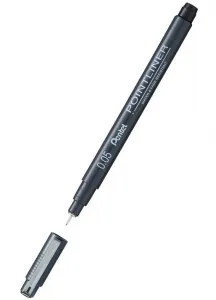Pentel Dünn-Kupfer, schwarz 0,05mm 1 Farbe (S20P)