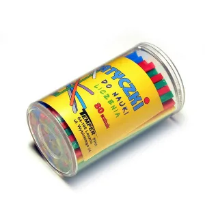 Zählstäbchen zum Zählen lernen 80 el. (080)