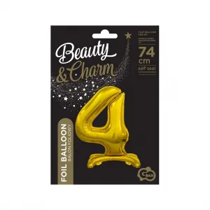 Godan Beauty&Charm Gummiballon Standnummer gold (BC-ASZ4)