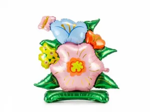 Partydeco Folienballon Blumen, 100x116cm, mix 45cal (FB129)