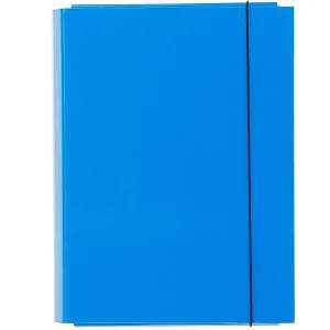 VauPe CARIBIC A4-Breitrückenordner mit Gummiband Farbe: blau (339/19)