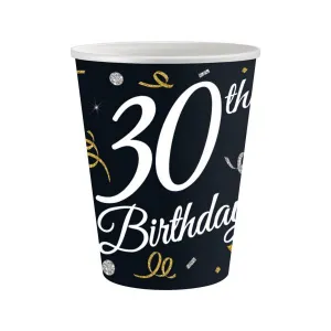Godan 30. Geburtstag Einwegbecher 6 Stk. (KP-30BD)