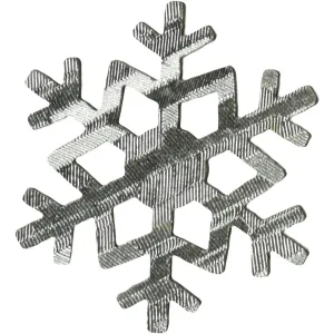 Titanum Craft-Fun Series Holzornament selbstklebende Schneeflocke (5724)