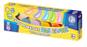 Astra Pastellposterfarben Farbe: Mix 20ml 12 Farben. (30118001)
