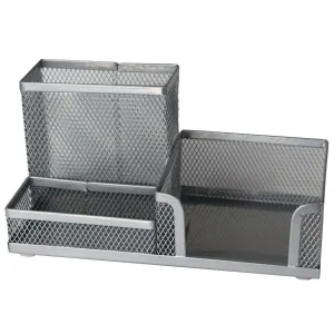Titanum Metall-Schreibtischhalter 20x9,7x10 cm silber (M-851S)