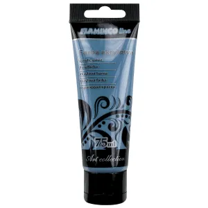 Acrylfarbe Flamingo Line Pearl Farbe: blau 75ml (117)