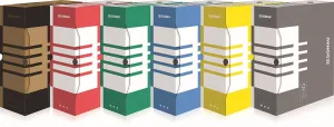 Donau A4 Ablagebox - blau 120mm x 340mm x 297mm (7662301FSC-10)