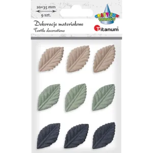 Titanum Craft-Fun Series Stoff Ornament Blätter (ZD-003)