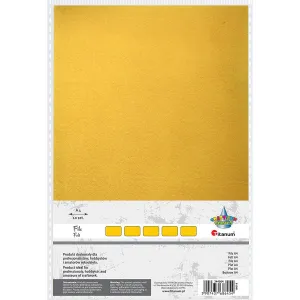 Titanum Craft-Fun Series Filz Farbe: gelb 10 Bögen. 210mm x 297mm (025)