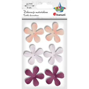 Titanum Craft-Fun Series Stoff Ornament Blumen (ZD-006-1)