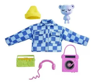 Barbie Extra Fashion Kleid + Haustier (HDJ38)