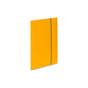 Kartonmappe mit Gummiband VauPe A4 Farbe: gelb 450g (302/08)