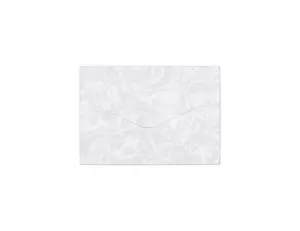 Umschlag Galerie Papierrosen B7 - weiß 88mm x 125mm (280511)