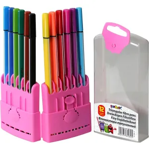 Fun&Joy dreieckiger Markierstift 12 Farben (FJ-206-12)