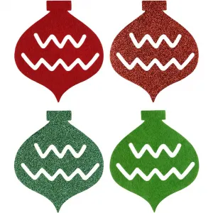 Filz-Ornament Titanum Craft-Fun Serie Filzkugel 6 Stück (5693b)