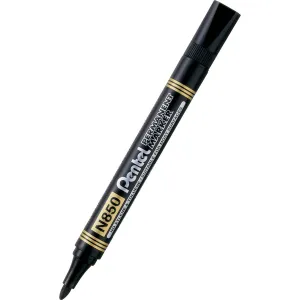 Pentel Permanentmarker, schwarz, 1,5 mm Rundspitze (N850)
