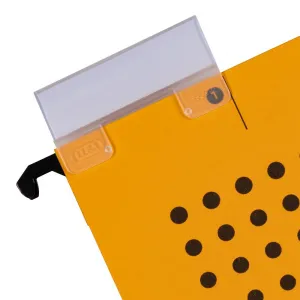 Elba Chic Ultimate Hängemappe mit Stoffseiten A4 gelb 230g