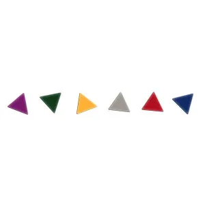 Konfetti Titanum Craft-Fun Serie Dreiecke Farben mischen