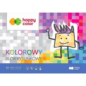 Happy Color Premium A4 Farbzeichenblock 80g 15k 210mm x 297mm (HA 3708 2030-09)