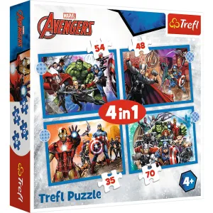 Puzzle Trefl Avengers 4in1 el. (34386)