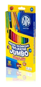 Astra Jumbo Bleistiftkreiden 12 Farben (312110007)