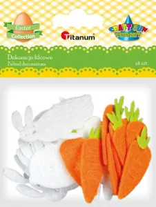 Titanum Craft-Fun Serie Filz Ornament Hasen und Möhren (5016)