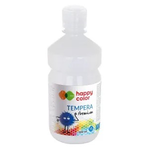 Happy Color Temperafarbe: weiß 500ml 1 Farbe. (3310)